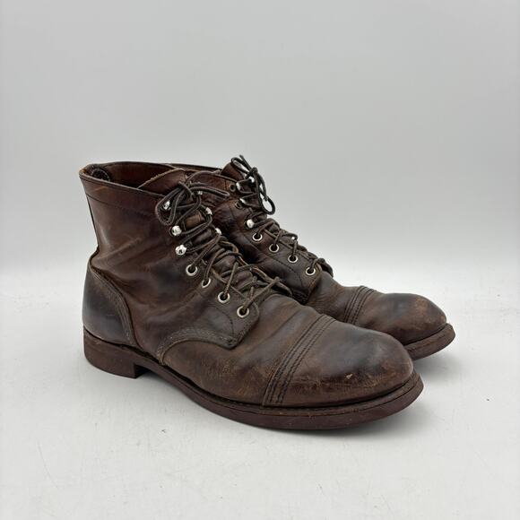 Red Wing 8111 Heritage Iron Ranger 6 Inch Work Boots Men\'s 10.5D Workwear main image 5